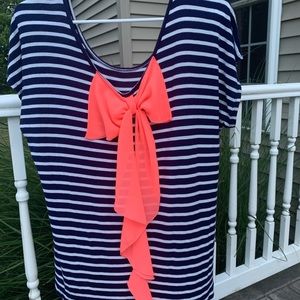 💙2/$10! Annabelle top with bow